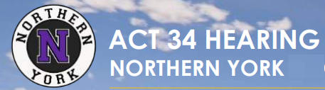 ACT 34 Hearing Information ACT 34 Hearing Information